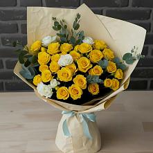 Букет цветов из:  Розы в Ленинское