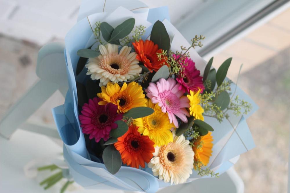 Букет цветов из: Герберы в Ленинское