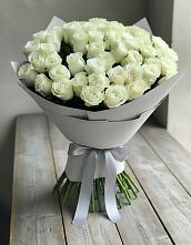Букет 35 Белых роз в Ленинское