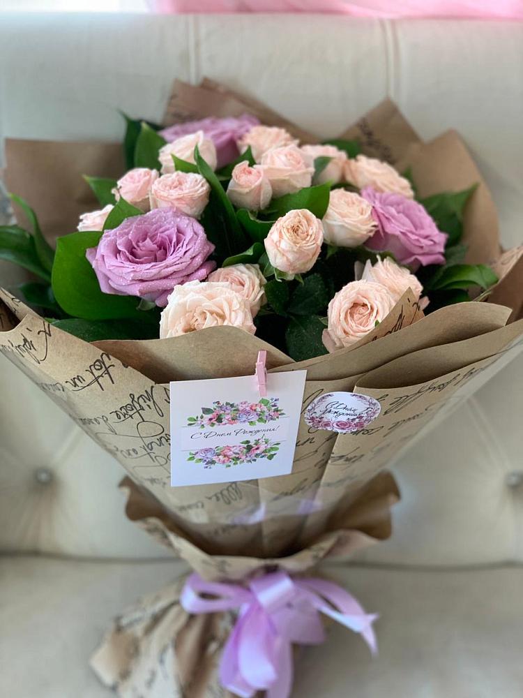 Букет цветов из: Розы в Ленинское