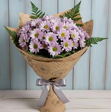 Букет цветов из:  Хризантемы в Ленинское