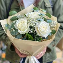 Букет цветов из:  Розы в Ленинское