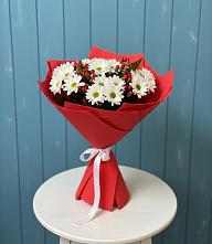 Букет цветов из:  Хризантемы в Ленинское