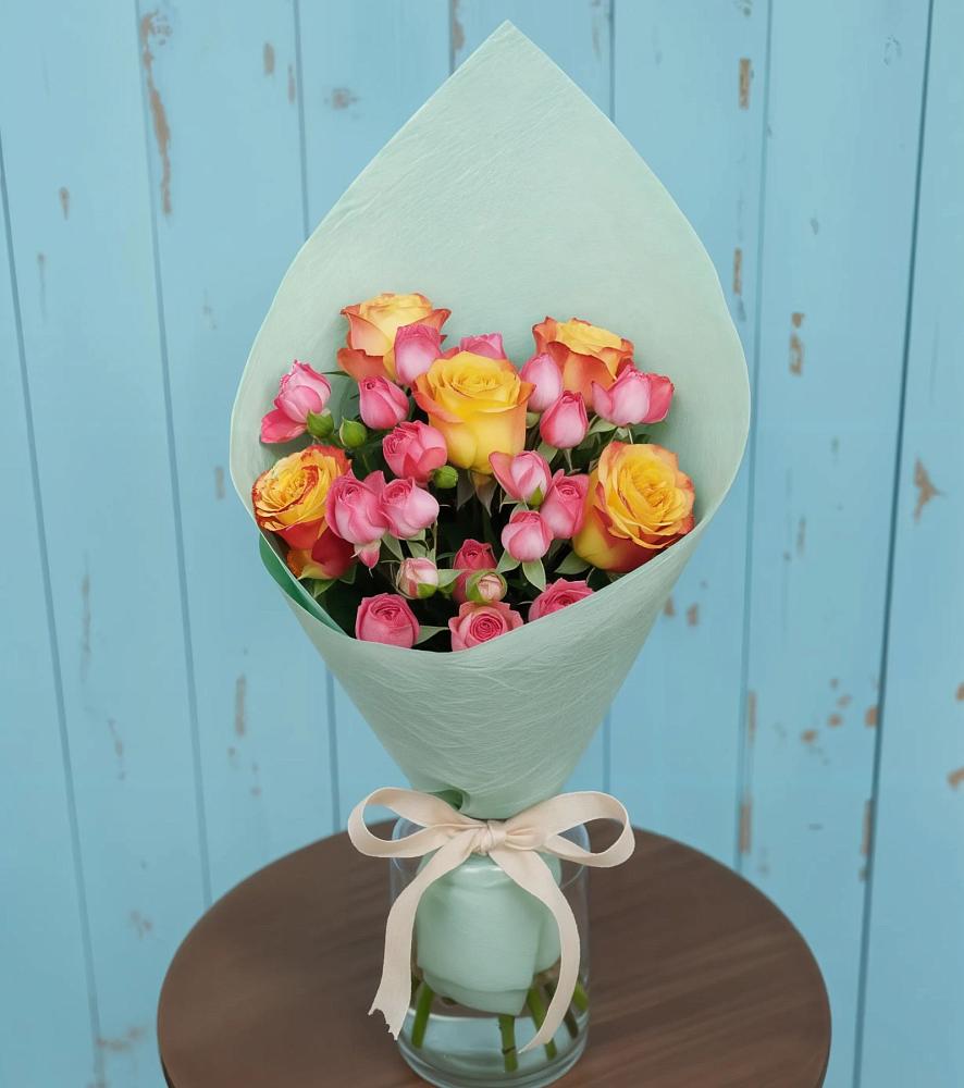 Букет цветов из: Розы в Ленинское