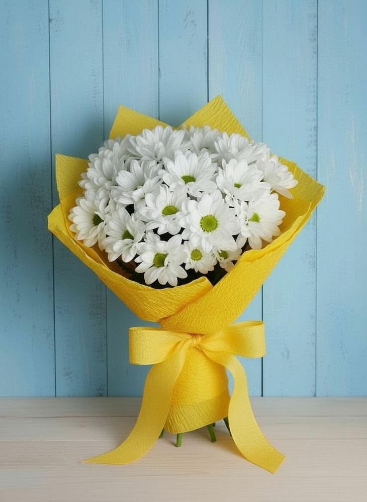 Букет цветов из: Хризантемы в Ленинское