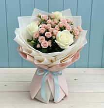 Букет цветов из:  Розы в Ленинское