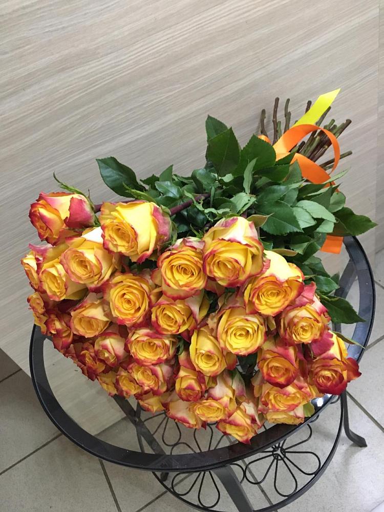 Букет Желтые розы в Ленинское