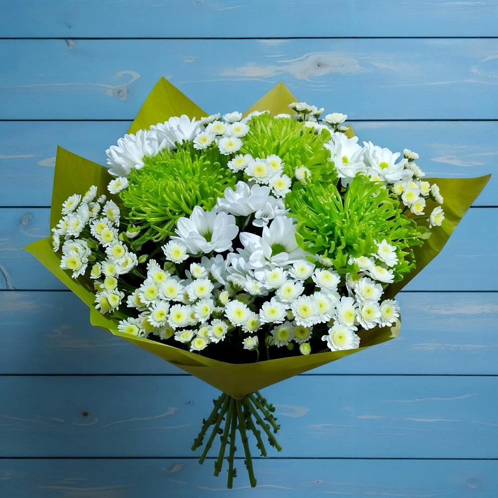 Букет цветов из: Хризантемы в Ленинское