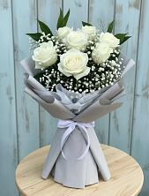 Букет цветов из:  Розы в Ленинское