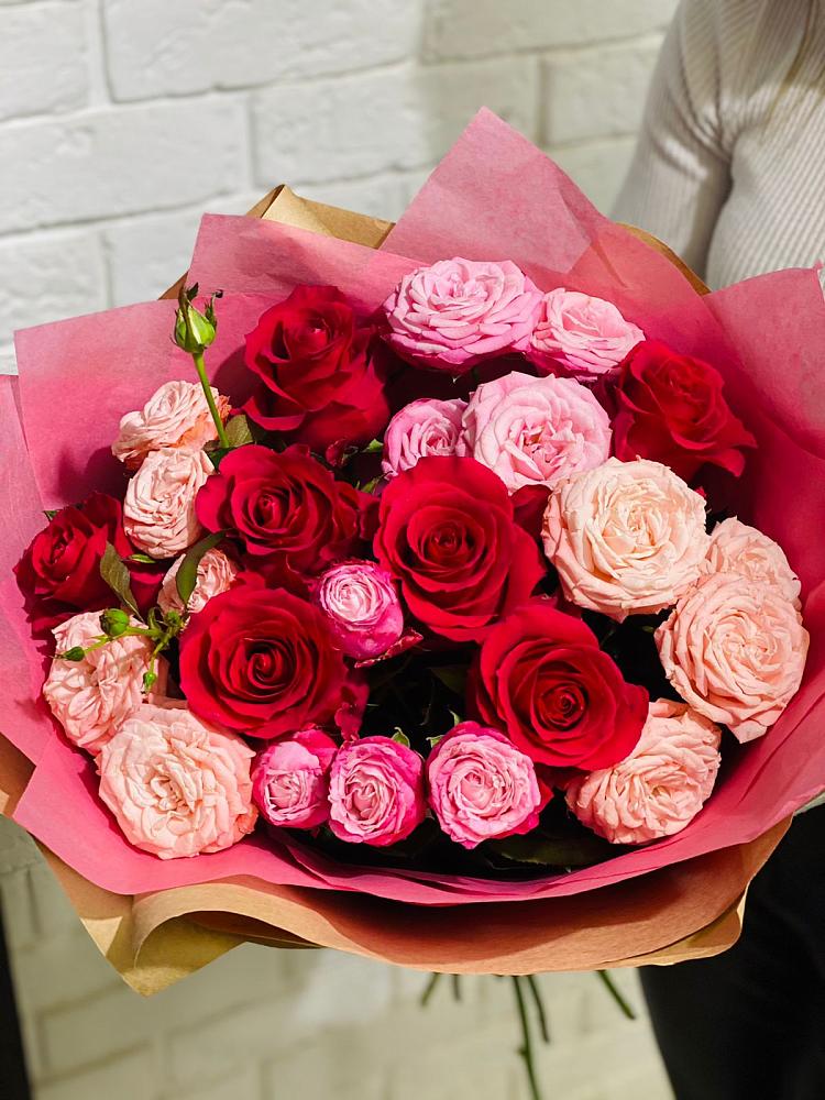 Букет цветов из: Розы в Ленинское