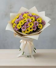 Букет цветов из:  Хризантемы в Ленинское