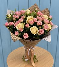Букет цветов из:  Розы в Ленинское