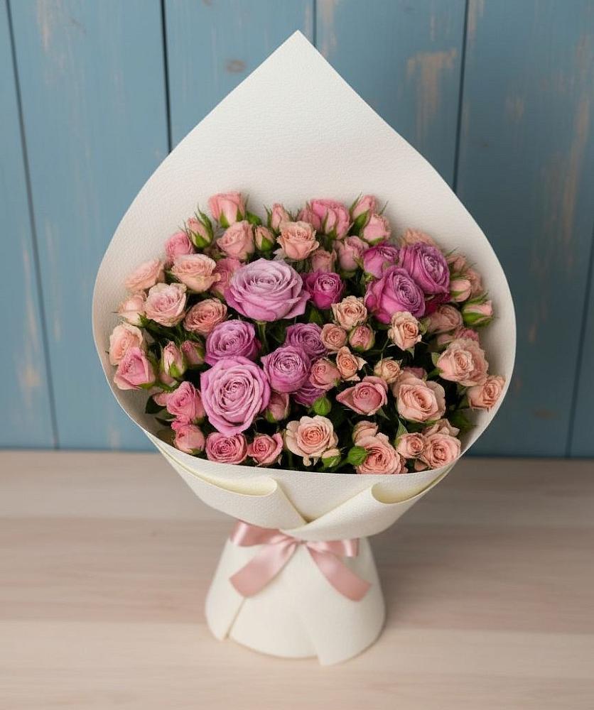 Букет цветов из: Розы в Ленинское