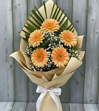 Букет цветов из:  Герберы в Ленинское