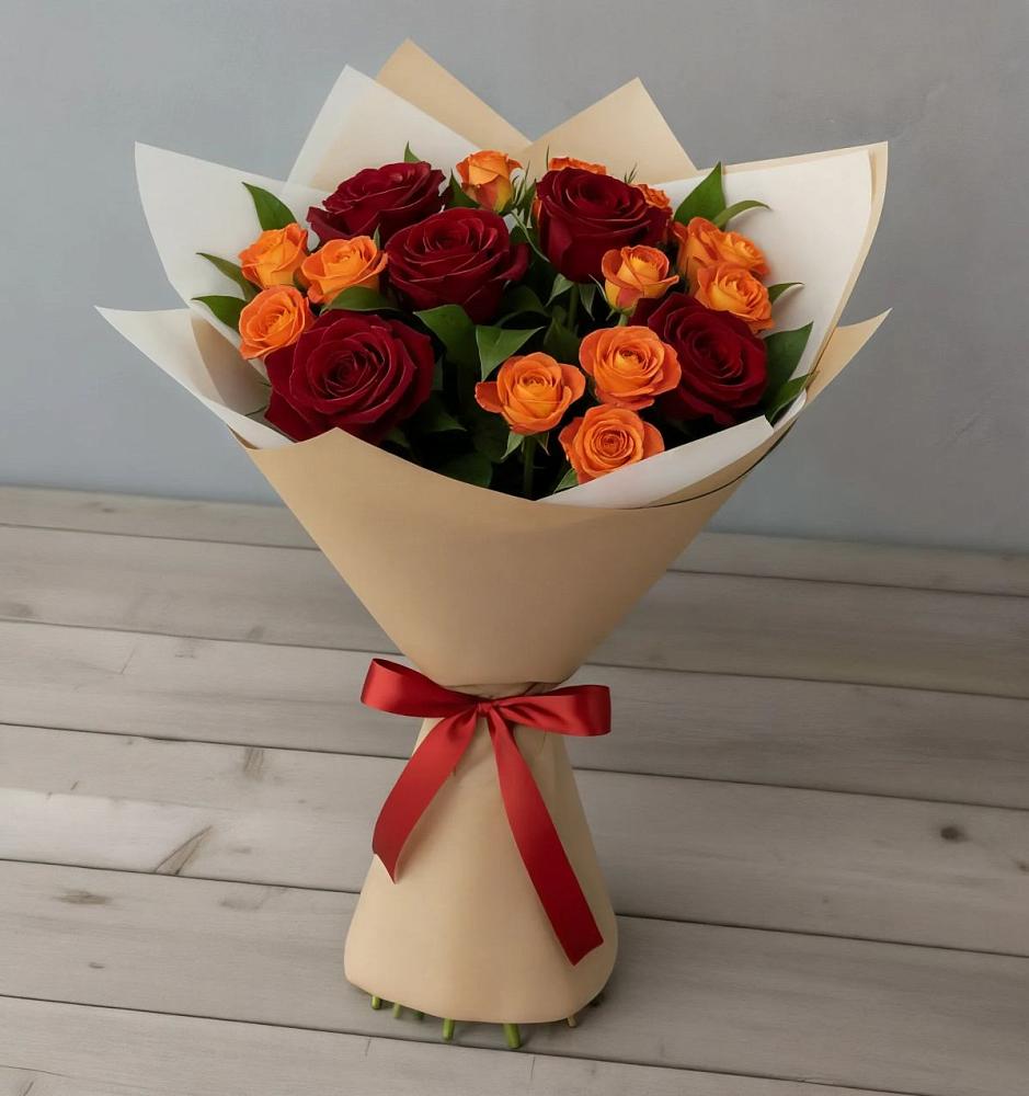 Букет Любовь и восторг в Ленинское